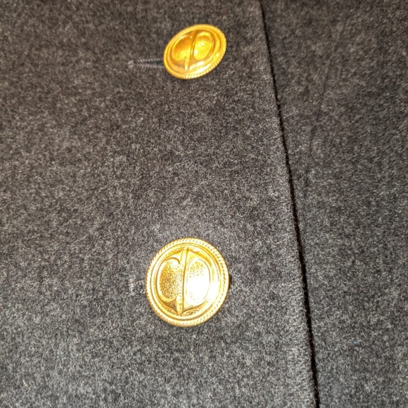 Christian Dior Grey Wool Coat - Picture 6 of 8